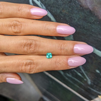0.58 Ct. Emerald from Brazil Life Style
