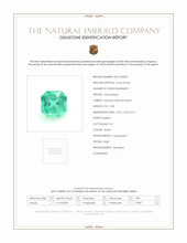 0.58 Ct. Emerald from Brazil Scan Report