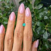 0.58 Ct. Emerald from Brazil Life Style
