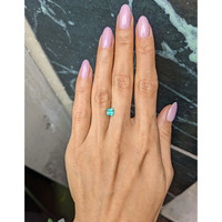 0.70 Ct. Emerald from Brazil Life Style