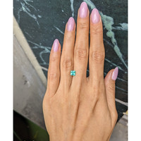 0.70 Ct. Emerald from Brazil Life Style