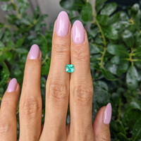 0.72 Ct. Emerald from Brazil Life Style