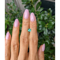 0.76 Ct. Emerald from Brazil Life Style