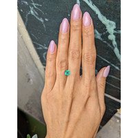 0.79 Ct. Emerald from Brazil Life Style