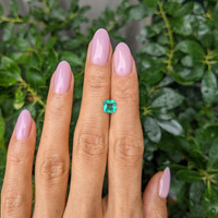 0.79 Ct. Emerald from Brazil Life Style