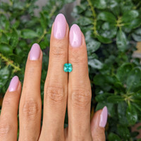 0.99 Ct. Emerald from Brazil Life Style
