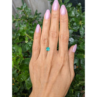 0.99 Ct. Emerald from Brazil Life Style