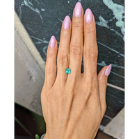 0.99 Ct. Emerald from Brazil Life Style