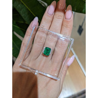 2.84 Ct. Emerald from Zambia Life Style