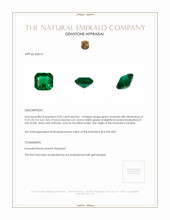 3.03 Ct. Emerald from Zambia Appraisal