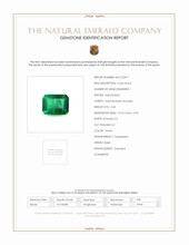 3.40 Ct. Emerald from Brazil Scan Report