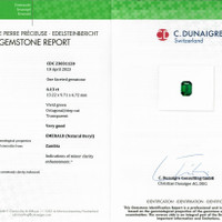 6.13 Ct. Emerald from Zambia Scan Report