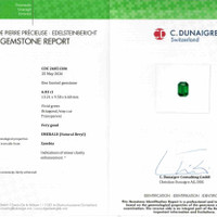 6.03 Ct. Emerald from Zambia Scan Report