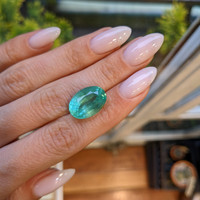 8.97 Ct. Emerald from Brazil Life Style