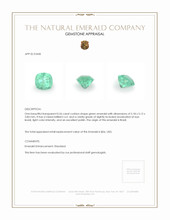 0.56 Ct. Emerald from Brazil Appraisal
