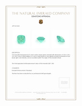 0.57 Ct. Emerald from Brazil Appraisal