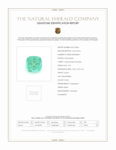 0.57 Ct. Emerald from Brazil Scan Report