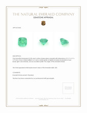 0.58 Ct. Emerald from Brazil Appraisal