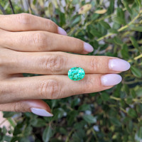 4.62 Ct. Emerald from Colombia Life Style