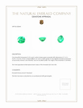 5.24 Ct. Emerald from Colombia Appraisal