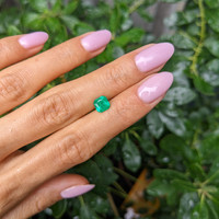 0.99 Ct. Emerald from Zambia Life Style
