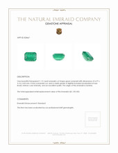 1.12 Ct. Emerald from Zambia Appraisal
