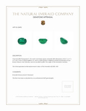 1.50 Ct. Emerald from Zambia Appraisal