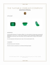 6.57 Ct. Emerald from Zambia Appraisal