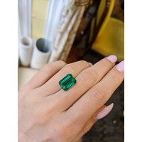 6.57 Ct. Emerald from Zambia Life Style