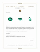 6.05 Ct. Emerald from Zambia Appraisal