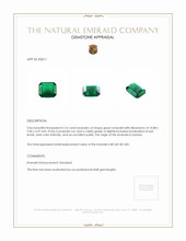 4.16 Ct. Emerald from Zambia Appraisal