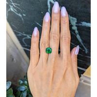 3.69 Ct. Emerald from Zambia Life Style