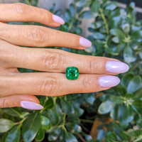 3.69 Ct. Emerald from Zambia Life Style