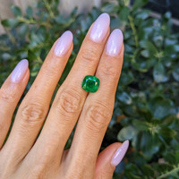 3.69 Ct. Emerald from Zambia Life Style