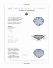2.29 Ct. Emerald from Zambia 3 D Scan Report