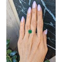 3.78 Ct. Emerald from Zambia Life Style