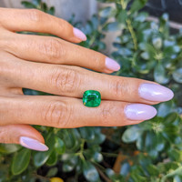 3.78 Ct. Emerald from Zambia Life Style