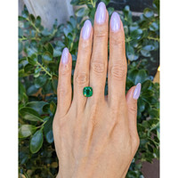 3.78 Ct. Emerald from Zambia Life Style
