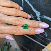 3.78 Ct. Emerald from Zambia Life Style