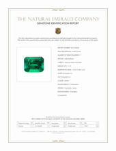 5.13 Ct. Emerald from Colombia - Muzo Scan Report