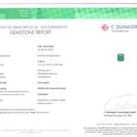 5.36 Ct. Emerald from Colombia - Muzo Scan Report