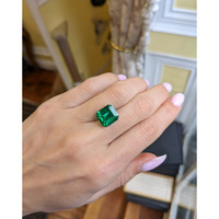 5.36 Ct. Emerald from Colombia Life Style