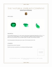 2.31 Ct. Emerald from Zambia Appraisal
