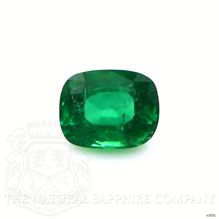 Halo Emerald Ring 2.03 Ct., 18K Yellow Gold