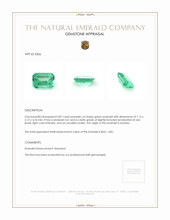 0.87 Ct. Emerald from Zambia Appraisal