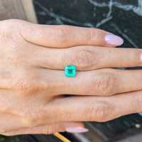 1.36 Ct. Emerald from Colombia Life Style