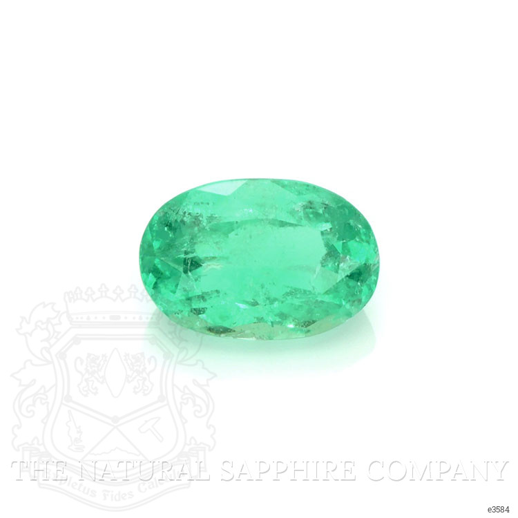 Three Stone Emerald Ring 1.85 Ct., Platinum 950