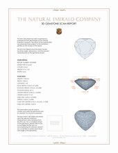 2.65 Ct. Emerald from Colombia 3 D Scan Report
