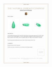 6.09 Ct. Emerald from Colombia Appraisal