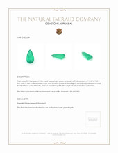 5.84 Ct. Emerald from Colombia Appraisal